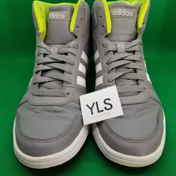 Adidas Hoops Mid 2.0K FY7010 Gray Basketball Shoes Sneakers M7/W9 - Picture 1 of 7